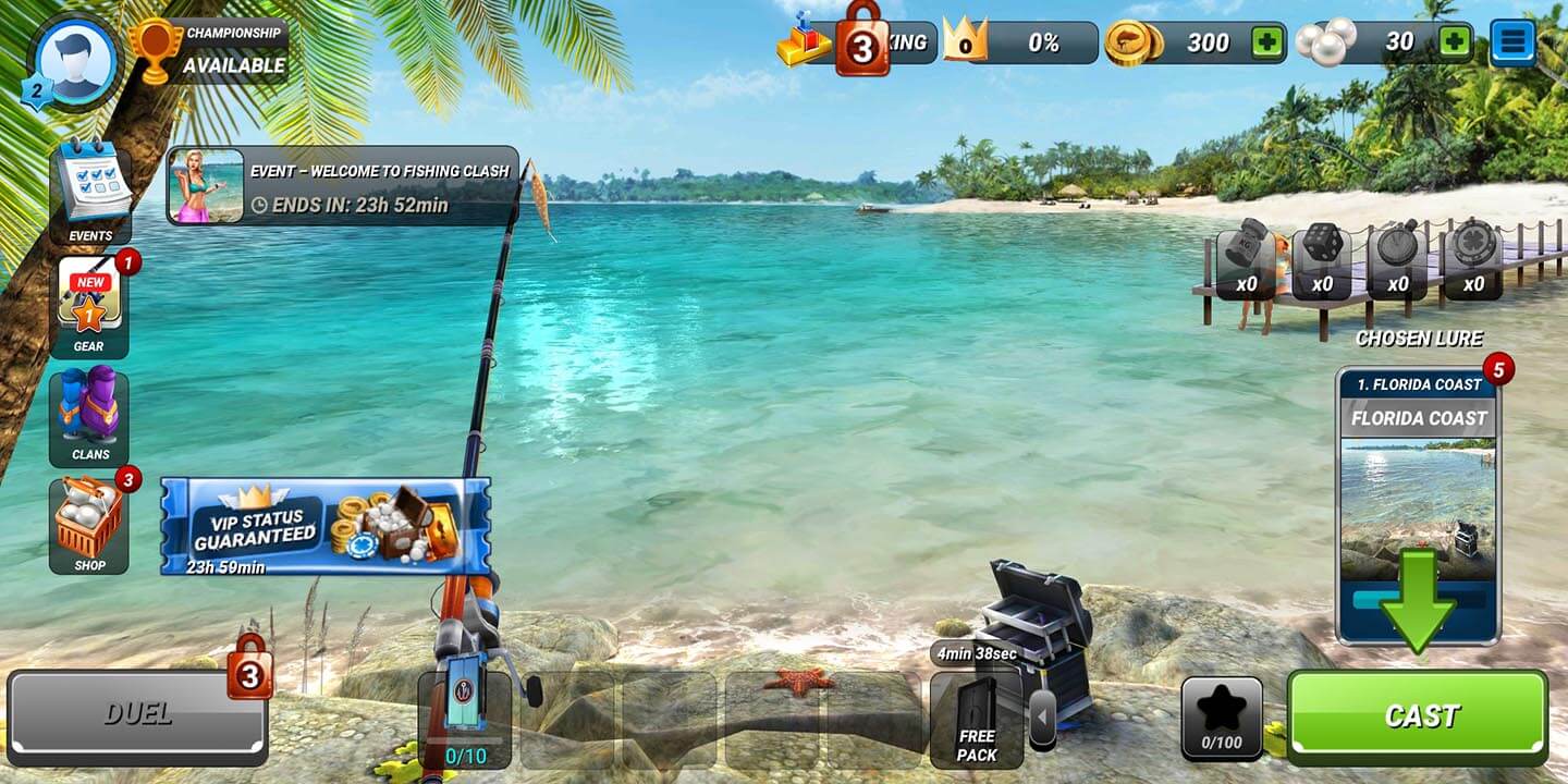 Fishing clash: game câu cá 3d